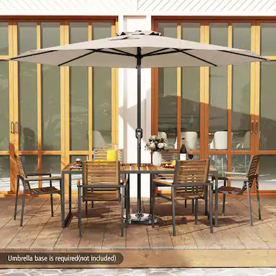 Costway 12 FT Patio Umbrella Outdoor Market Umbrella with Crank Handle 8 Sturdy Ribs Beige COST04347 - Best Buy Costway 12 FT Patio Umbrella Outdoor Market Umbrella with Crank Handle 8 Sturdy Ribs Beige COST04347 - Best Buy
