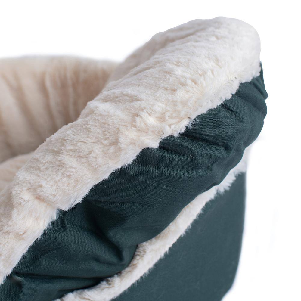 Alt View 5. Armarkat - Pet Bed Laurel Green And Ivory - Green.