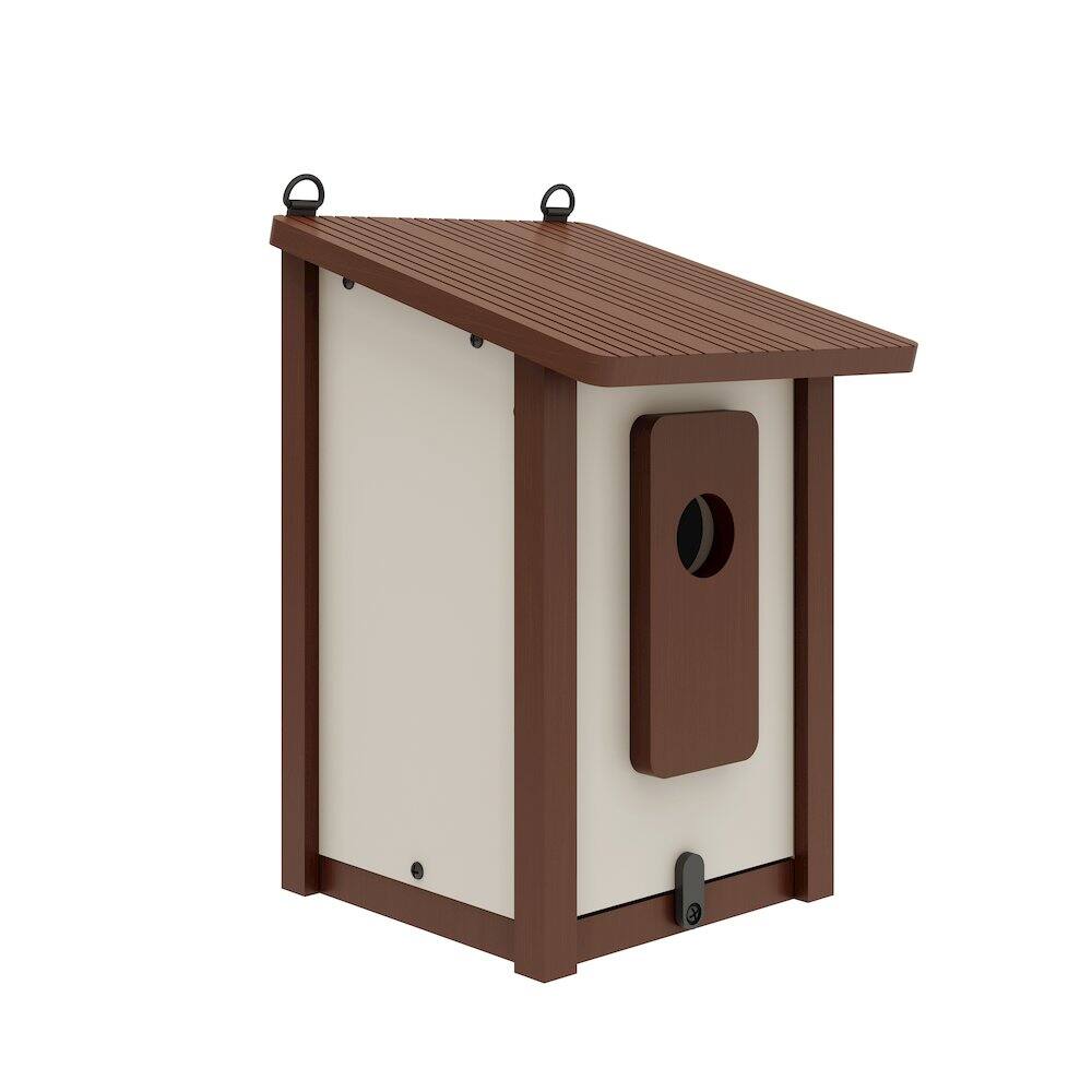 Back. New Age Pet - ECOFLEX Feathered Friends Beak Bungalow Bird House - Large - RHBBB44-09L.