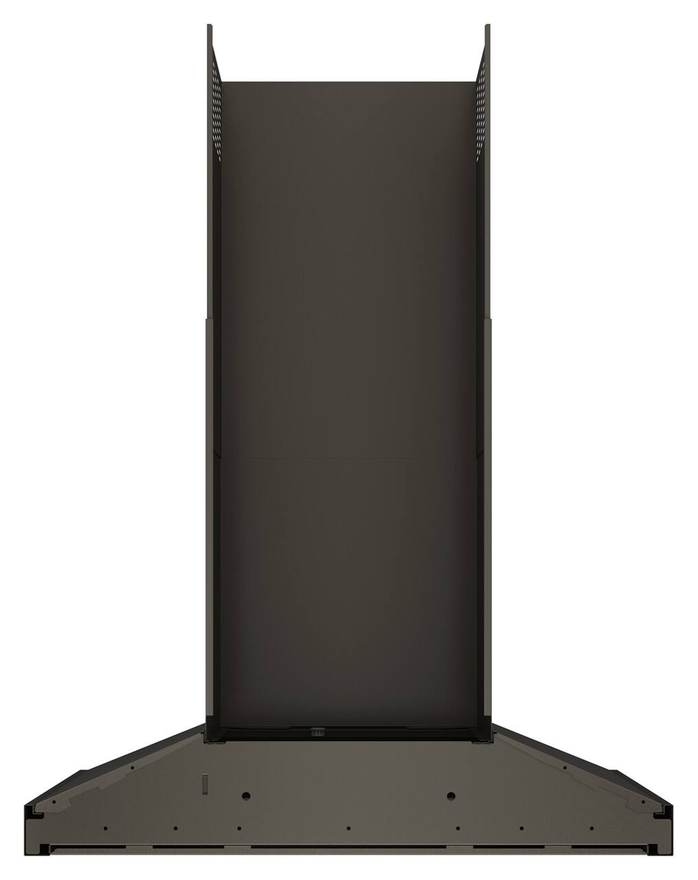 Back. KitchenAid - 30" Vented or Convertible to Recirculating Wall- Mount Hood - Black Ore.