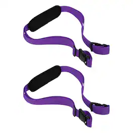 Unique Bargains - Adjustable Chair Straps, Heavy Duty Universal Straps for Folding Chairs, 2pcs for Camping/Picnics/Backpacking/Outdoor - Violet