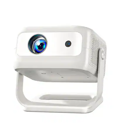 Front. Cluzine - 1080P Full HD Home Projector 4K Supported, Smart Portable Projector for Office & Home Theater.