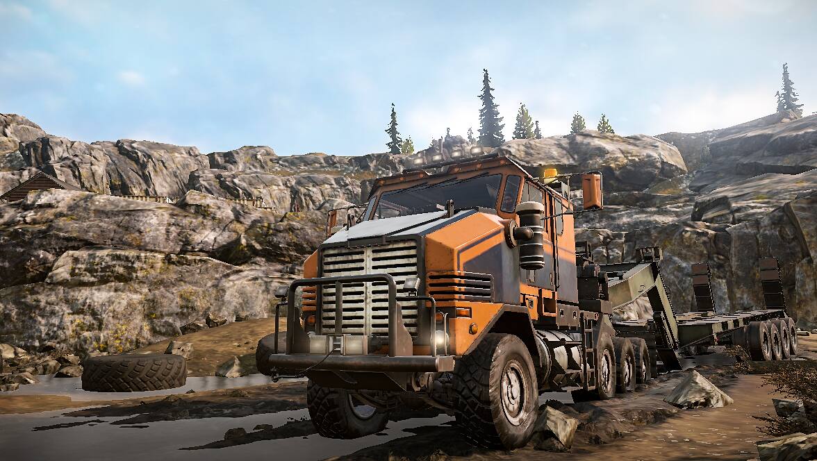 Left. PLAION - SnowRunner.