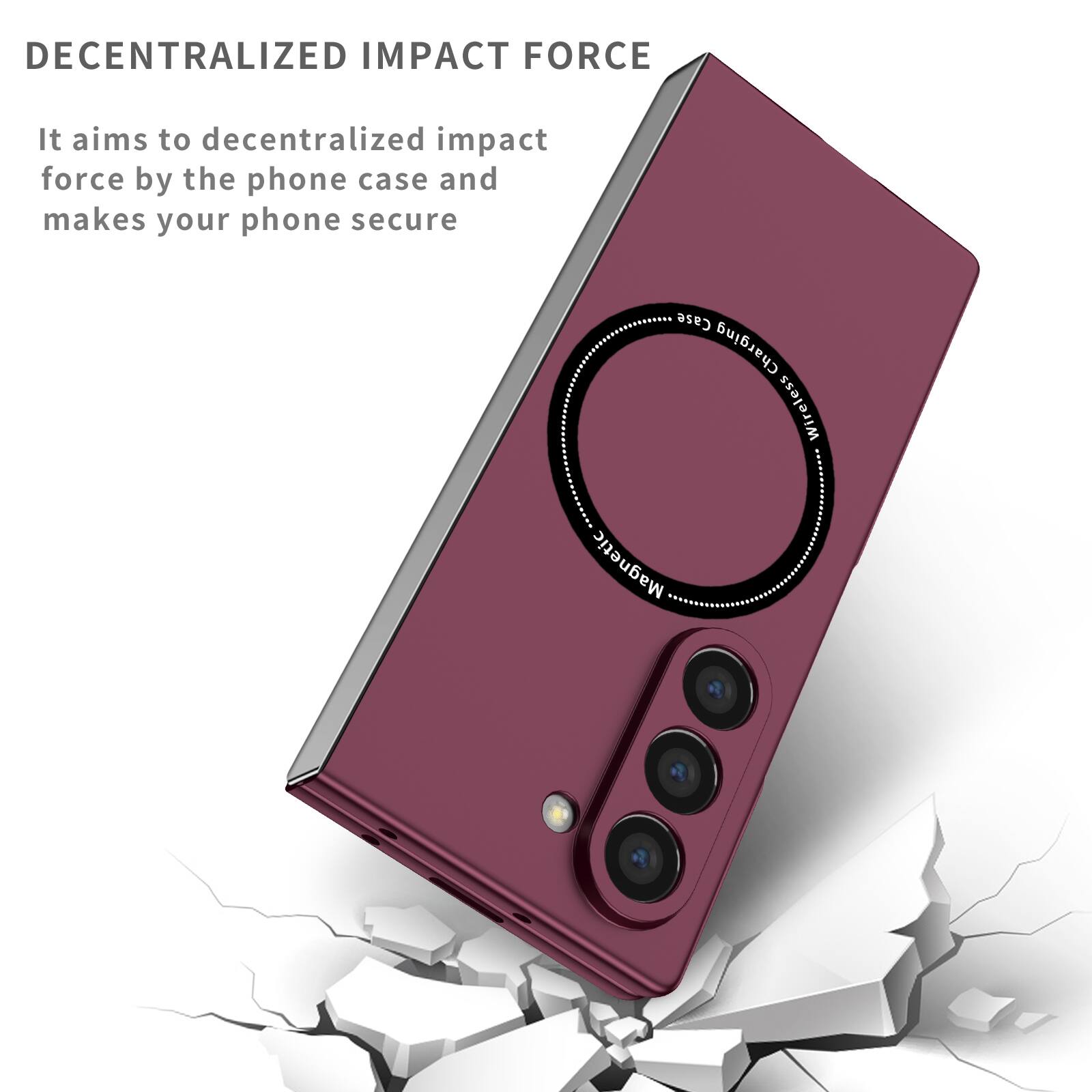 DECENTRALIZED IMPACT FORCE

It aims to decentralized impact force by the phone case and makes your phone secure

Case Charging Wireless Magnetic