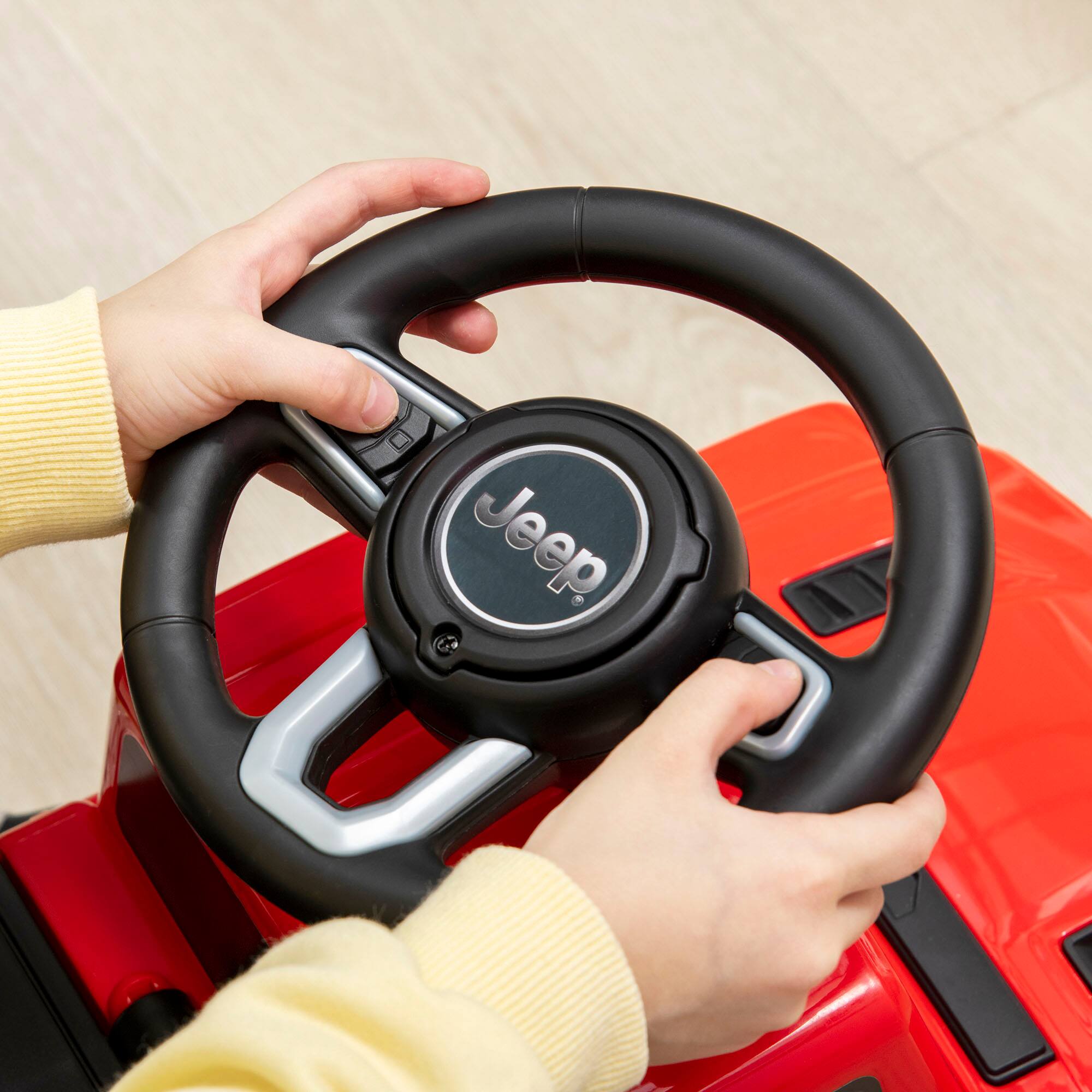 Alt View 5. Aosom - Kids Ride on Push Car, Engine Sounds, Storage, Foot-to-Floor Sliding Car, Horn, Sit and Scoot, Ages 1.5-3.