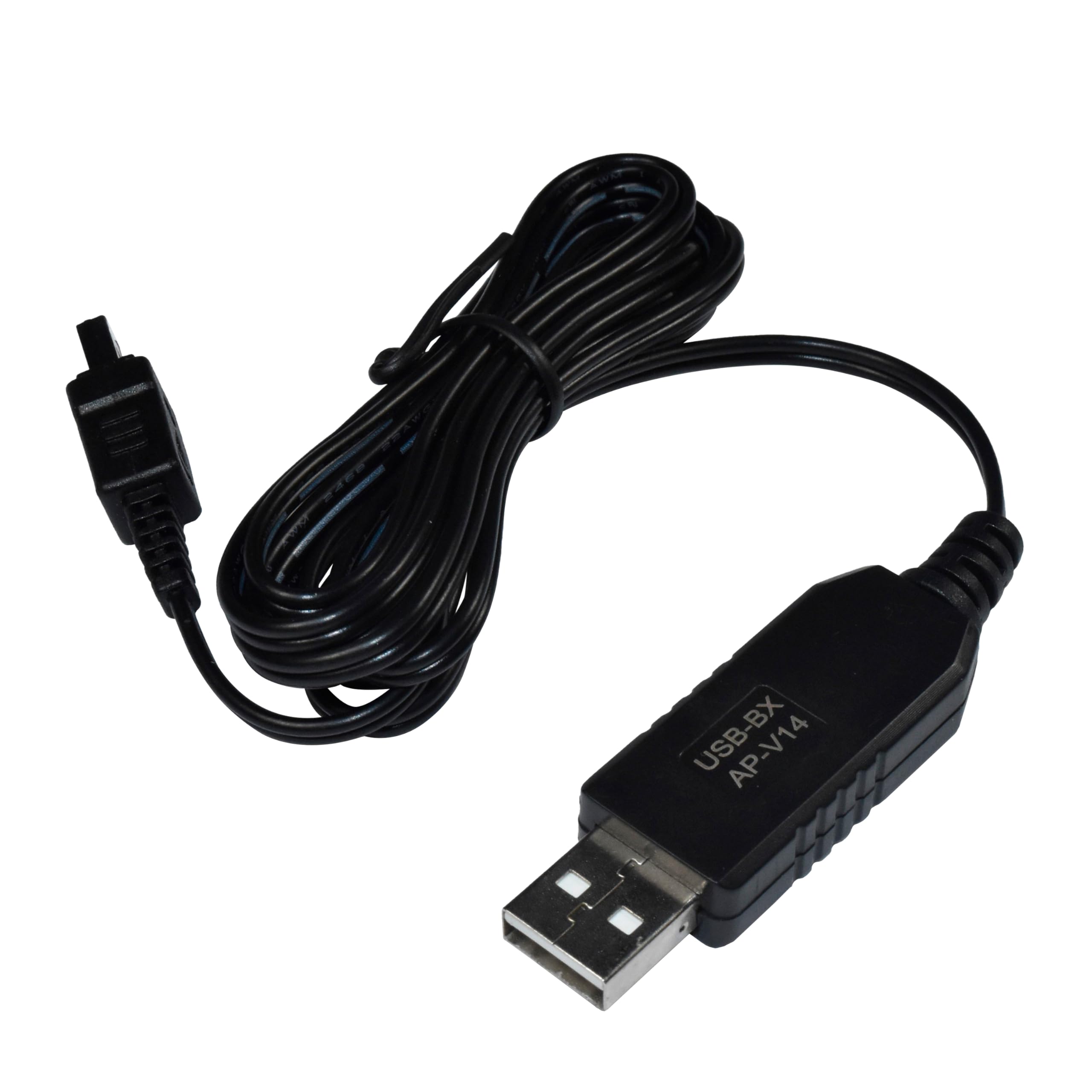 Back. HQRP - USB Charger Adapter for JVC Camcorder AP-V14 AP-V15 AP-V16 - 5 Volt Input, 11 Volt 1 Amp Output.