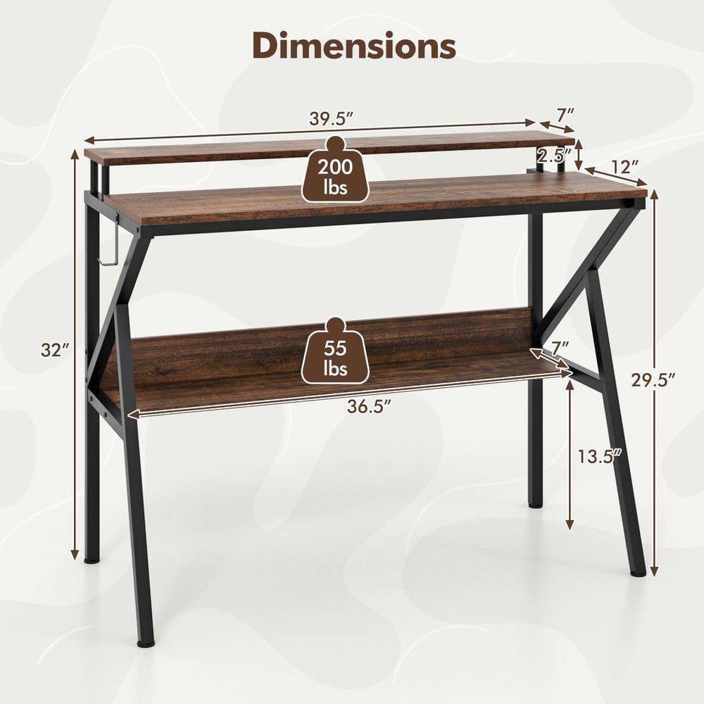 Dimensions: 39.5" x 7" x 2.5" x 12" x 32" x 55 lbs x 36.5" x 7" x 29.5" x 13.5"