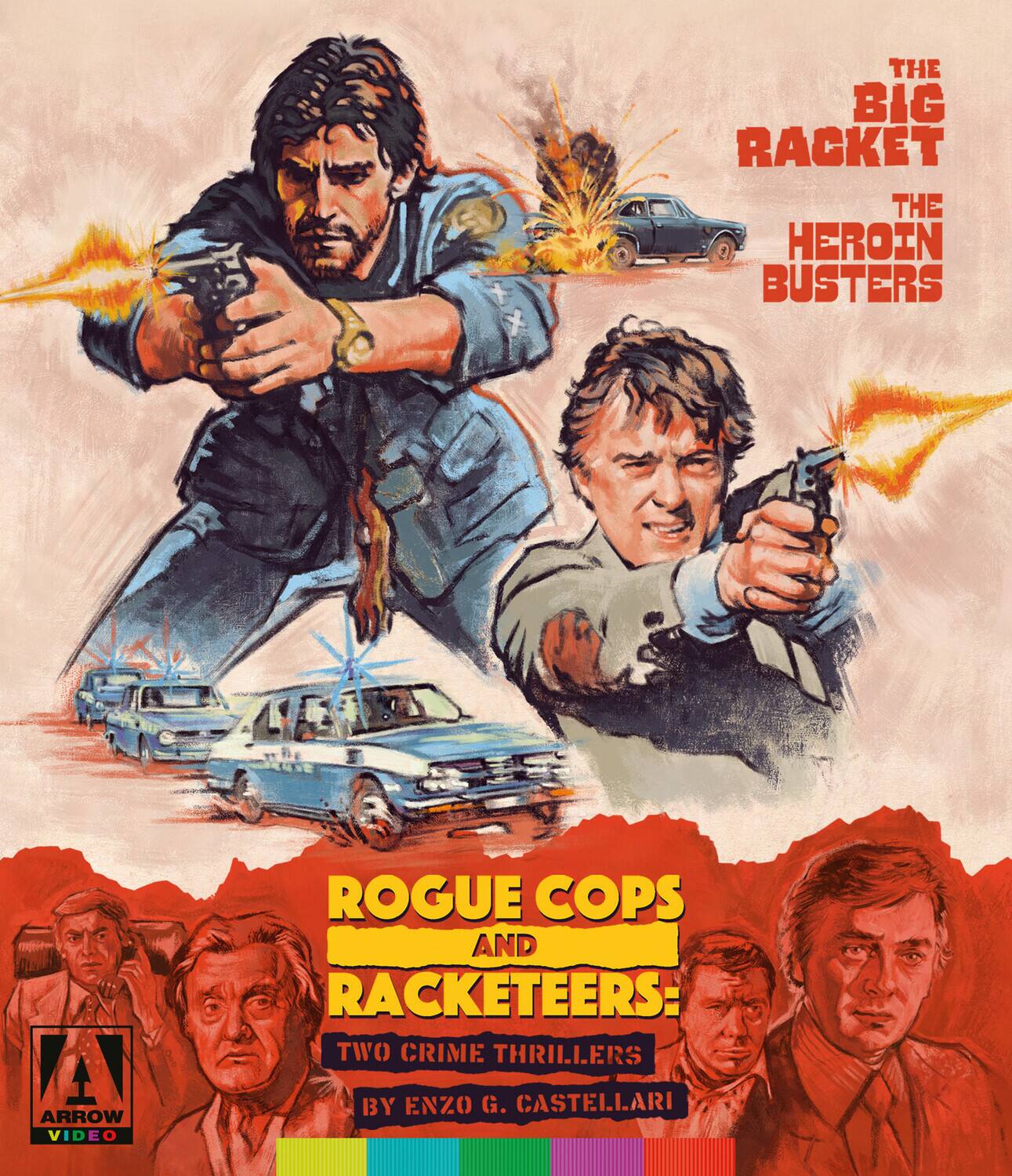 Front. Rogue Cops and Racketeers: Two Crime Thrillers by Enzo G. Castellari   - BLU-RAY.
