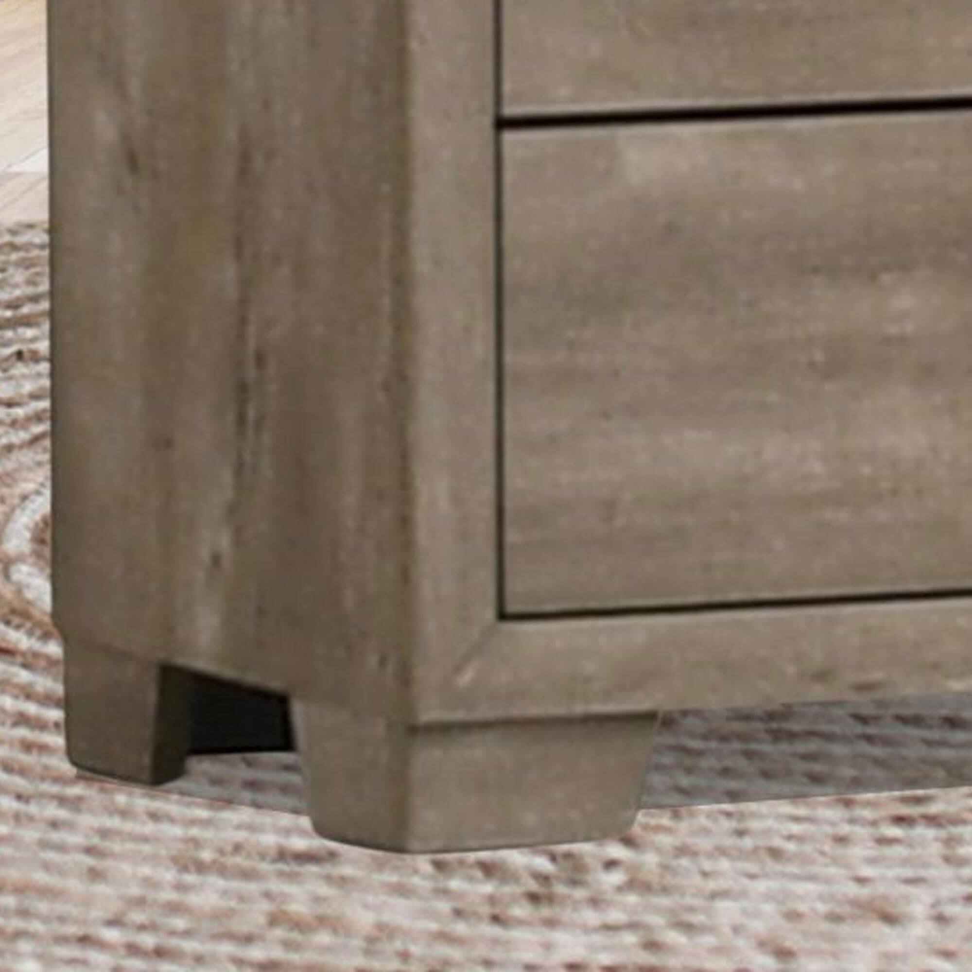 Alt View 2. Kings Brand Furniture - Kings Brand Furniture Dawson 5-Drawer Wooden Chest Dresser for Entryway, Bedroom, Light Brown - Light/Pastel Brown.