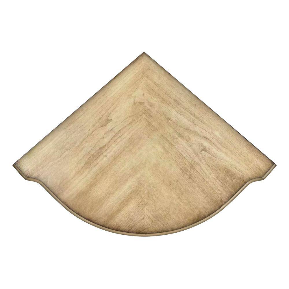 Angle. Butler Specialty - Durham Corner Cabinet - Beige.