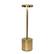 Angle Zoom. Simple Designs - 12.75" Mushroom Magic Disc Dimming & Rechargeable Cordless 4-Way Touch Sensor Stick Desk Lamp - Gold.