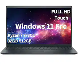 Dell - 15.6" FHD Laptop - AMD Ryzen 7 7730U 2023 - 32GB Memory - 512GB Storage - Black