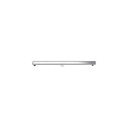 Alfi - 47" Polished Stainless Steel Linear Shower Drain with Solid Cover - Silver