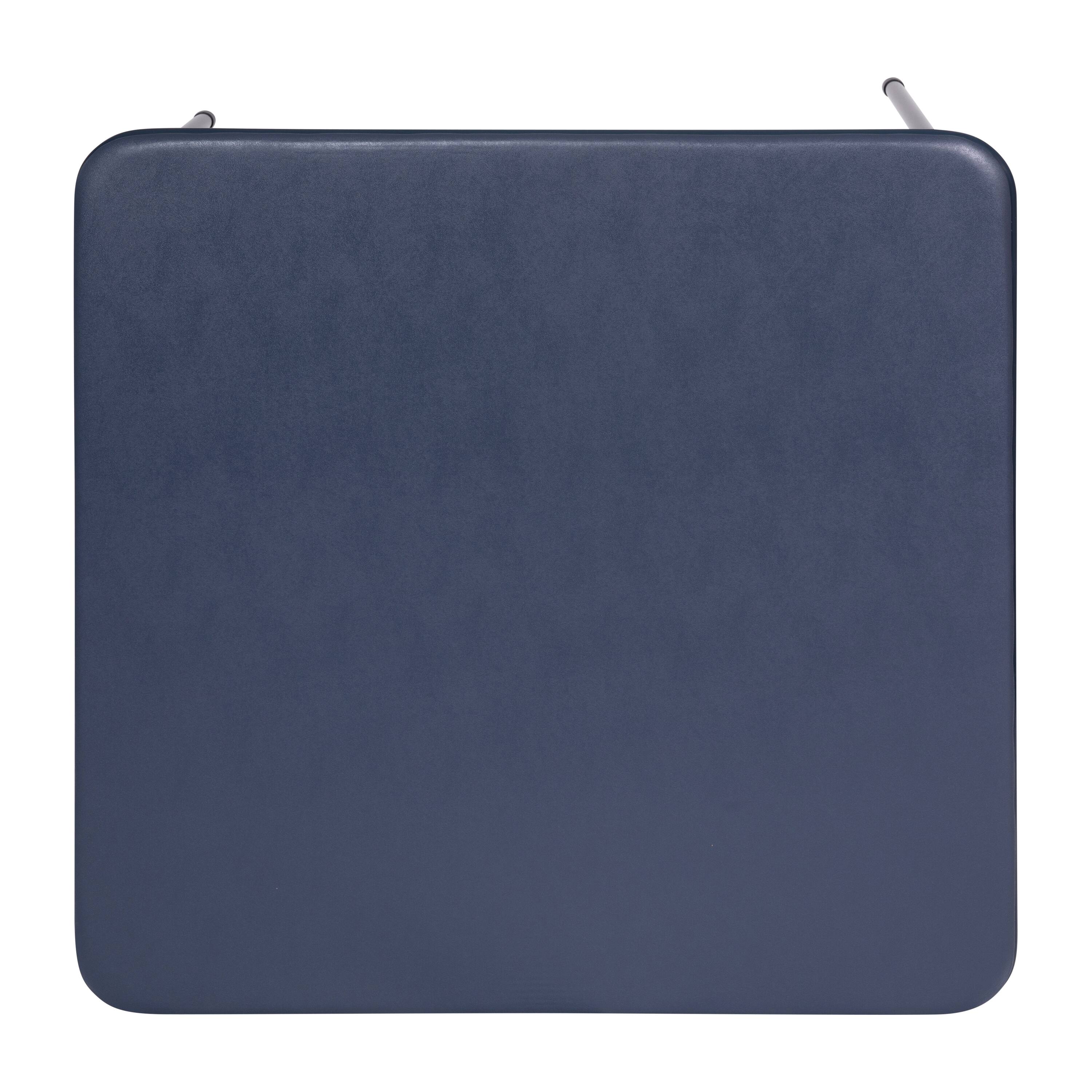 Alt View 9. Emma + Oliver - 5 Piece Folding Card Table and Chair Set - Navy.