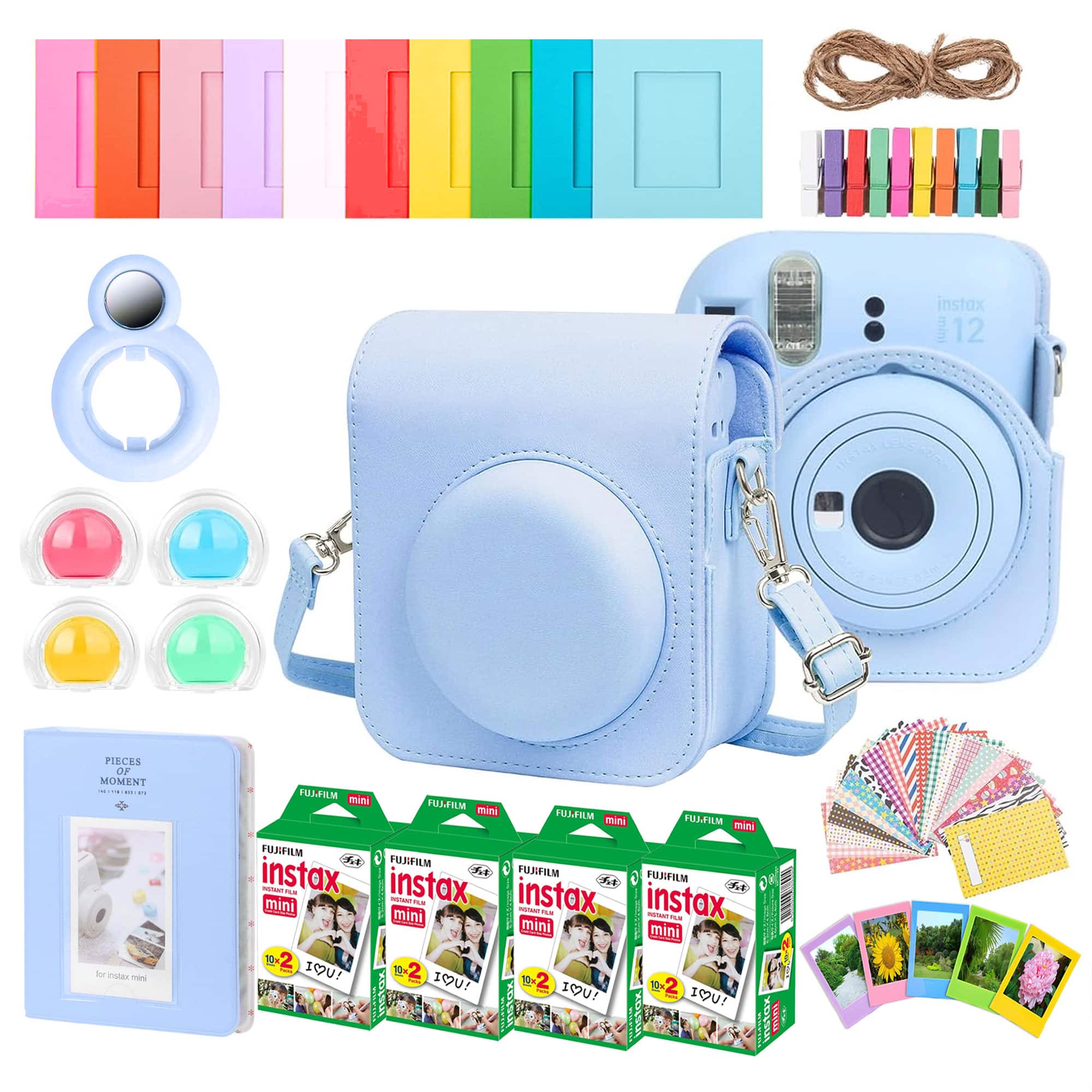 Complete Accessory Kit for Fujifilm Instax Mini 12 with 2x10 Film 4 Pack - Blue price history on PriceWatchPro