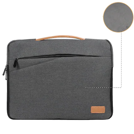 Front. Kitcheniva - Shock Absorbing Laptop Sleeve Case Carry Bag For 13" Laptop - Gray.