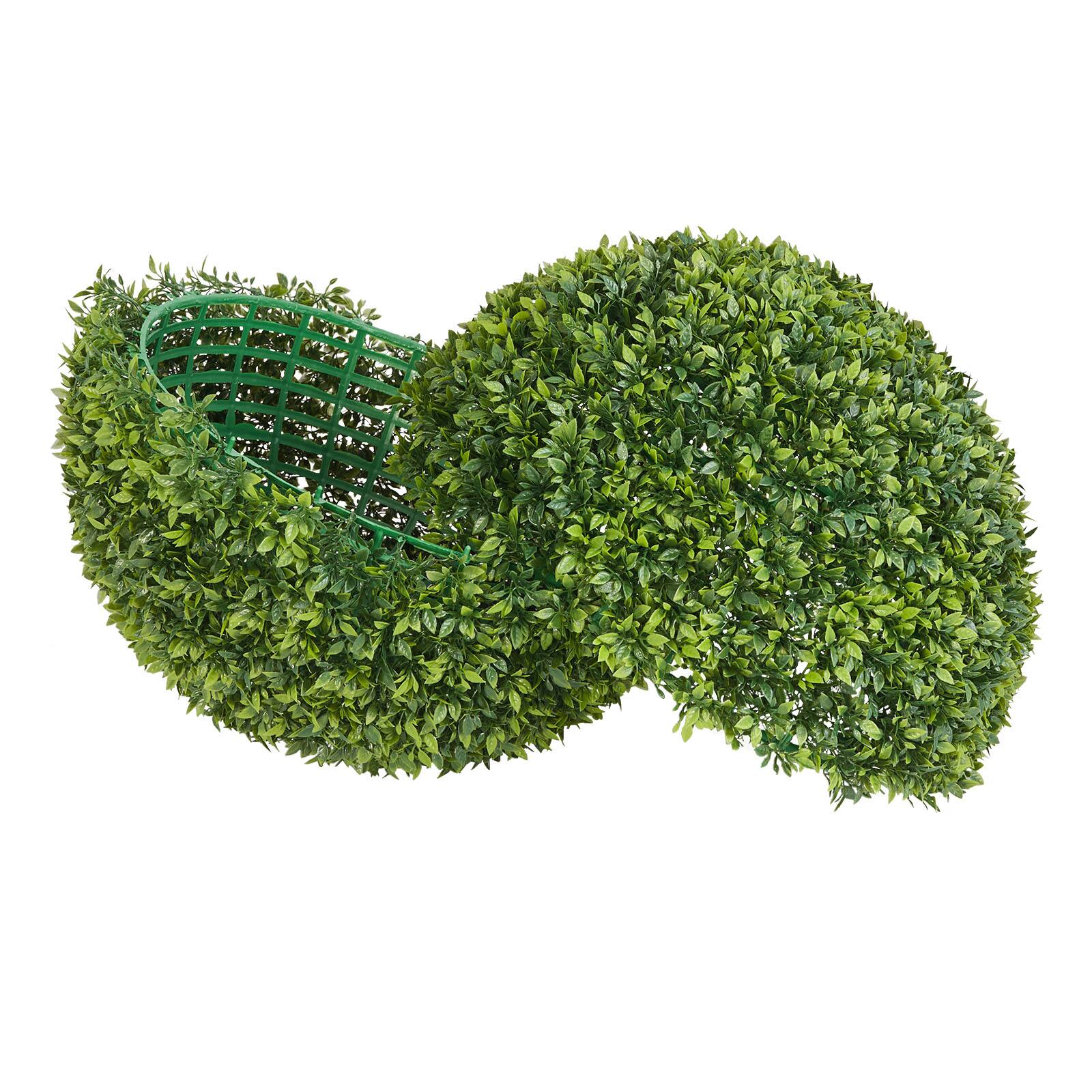 Alt View 5. VEVOR - Artificial Topiary Ball, 23 inch Faux Boxwood Plant Balls, Fake Silk Tree Look Real, Easy Assembly for Decor Front Porch - Green.