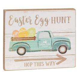 BreeBe - Easter Egg Hunt Wooden Block - Multi