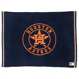 Barefoot Dreams - Houston Astros 54" x 72" CozyChic Throw Blanket - Navy