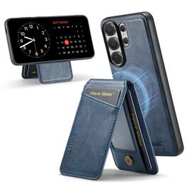 Dteck - Detachable Magnetic Wallet Case For Samsung Galaxy S26 Ultra Shockproof Leather RFID Blocking Flip Kickstand Cover - Blue