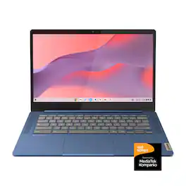Lenovo - IdeaPad Slim 3 14" FHD Touchscreen,MediaTek Kompanio 520,4GB RAM,64GB eMMC,Chrome OS - Blue