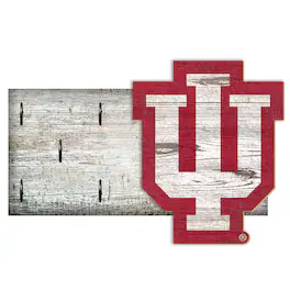 Fan Creations - Indiana Hoosiers 6" x 12" Mounted Key Holder - Multicolor