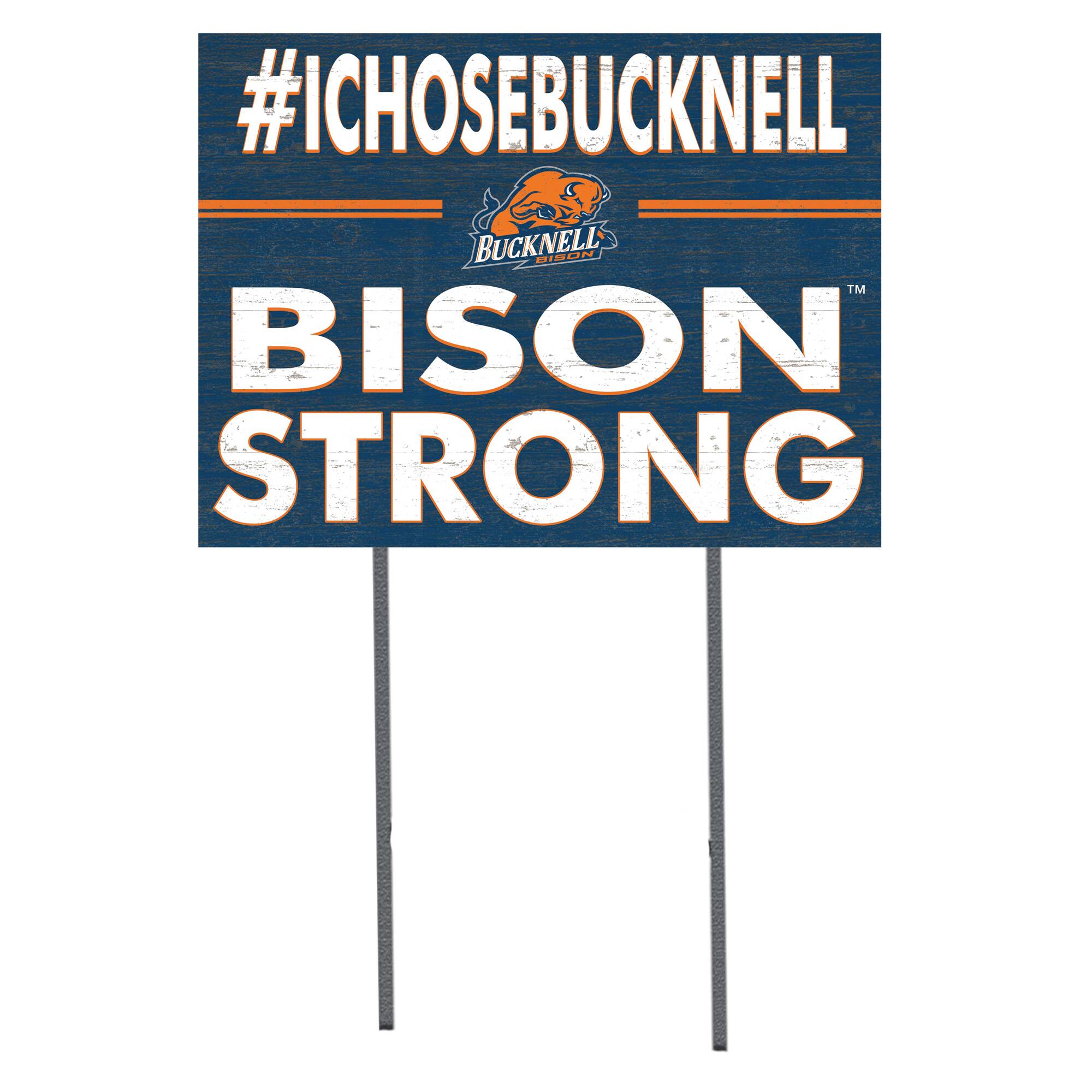 Bucknell Bison 18'' x 24'' I Chose Lawn Sign