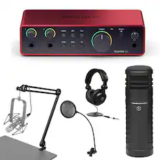 Focusrite Scarlett 2i2
1. 2 Select 48V Inst Output Direct Auto Safe Air
TURNSTILEAUDIO