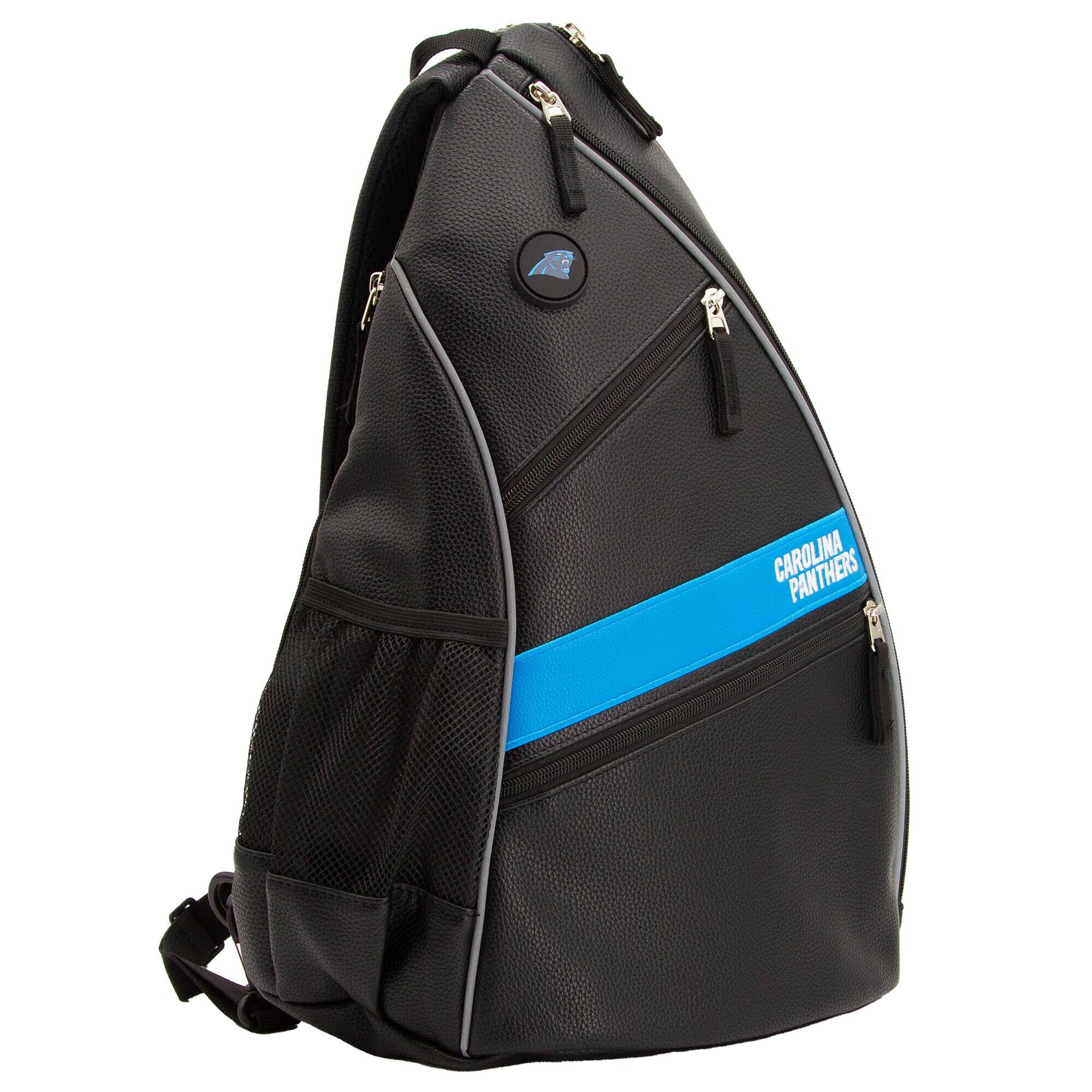 Alt View 2. Team Golf - Carolina Panthers Embroidered Team Pickleball Backpack - Multicolor.