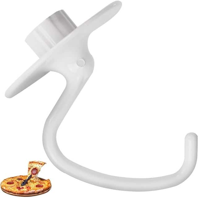 K45DH Coated Dough Hook for Kitchenaid Mixer - White