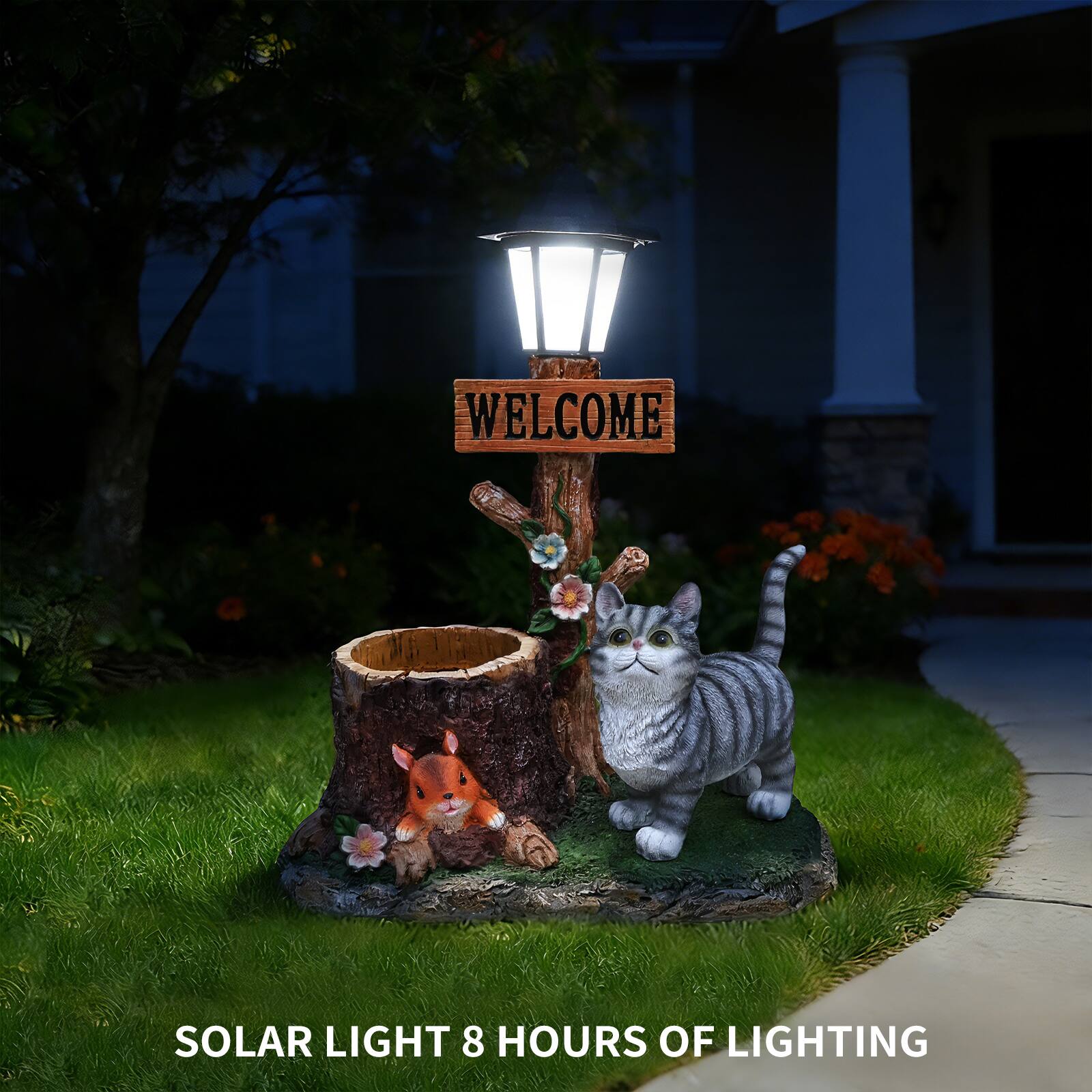 WELCOME  
SOLAR LIGHT 8 HOURS OF LIGHTING