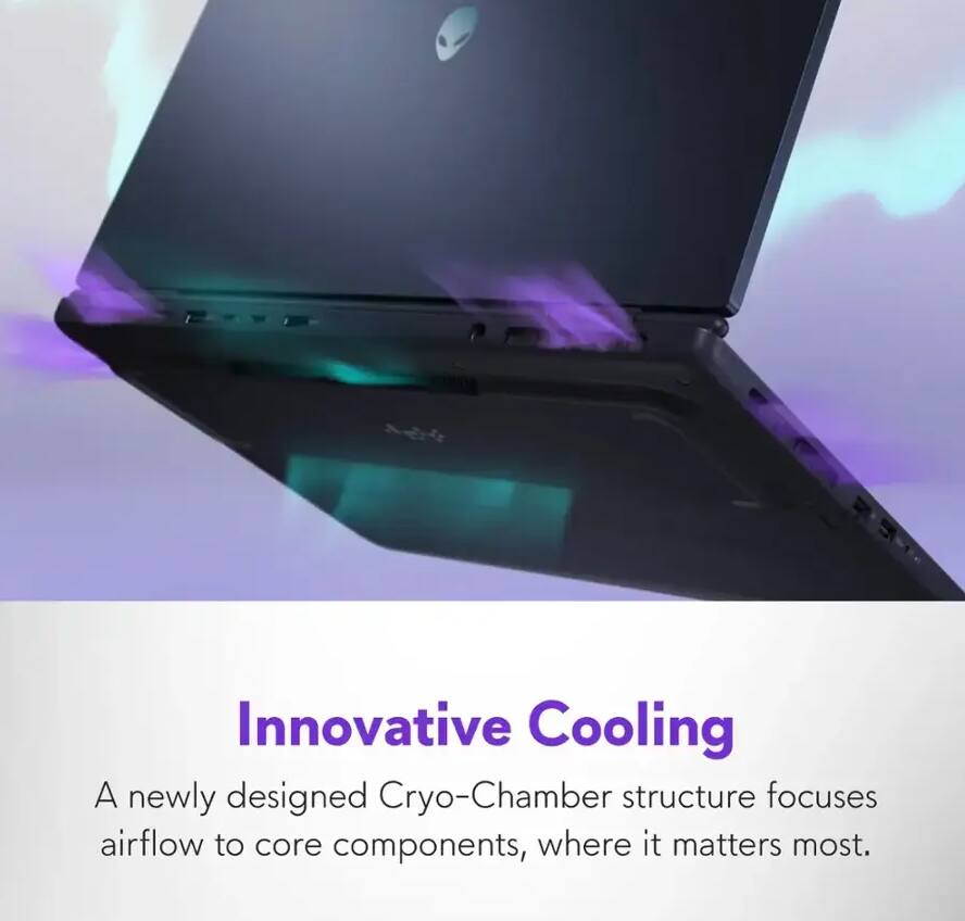 Innovative Cooling

A newly designed Cryo-Chamber structure focuses airflow to core components, where it matters most.