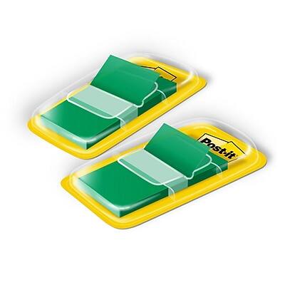 Alt View 8. Post-it - Flags, 1", 100 Flags/Pack - Green.