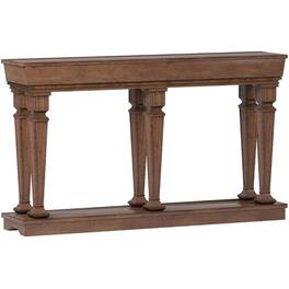 Manhattan Lane - Wooden Console Table with One Bottom Shelf - Brown
