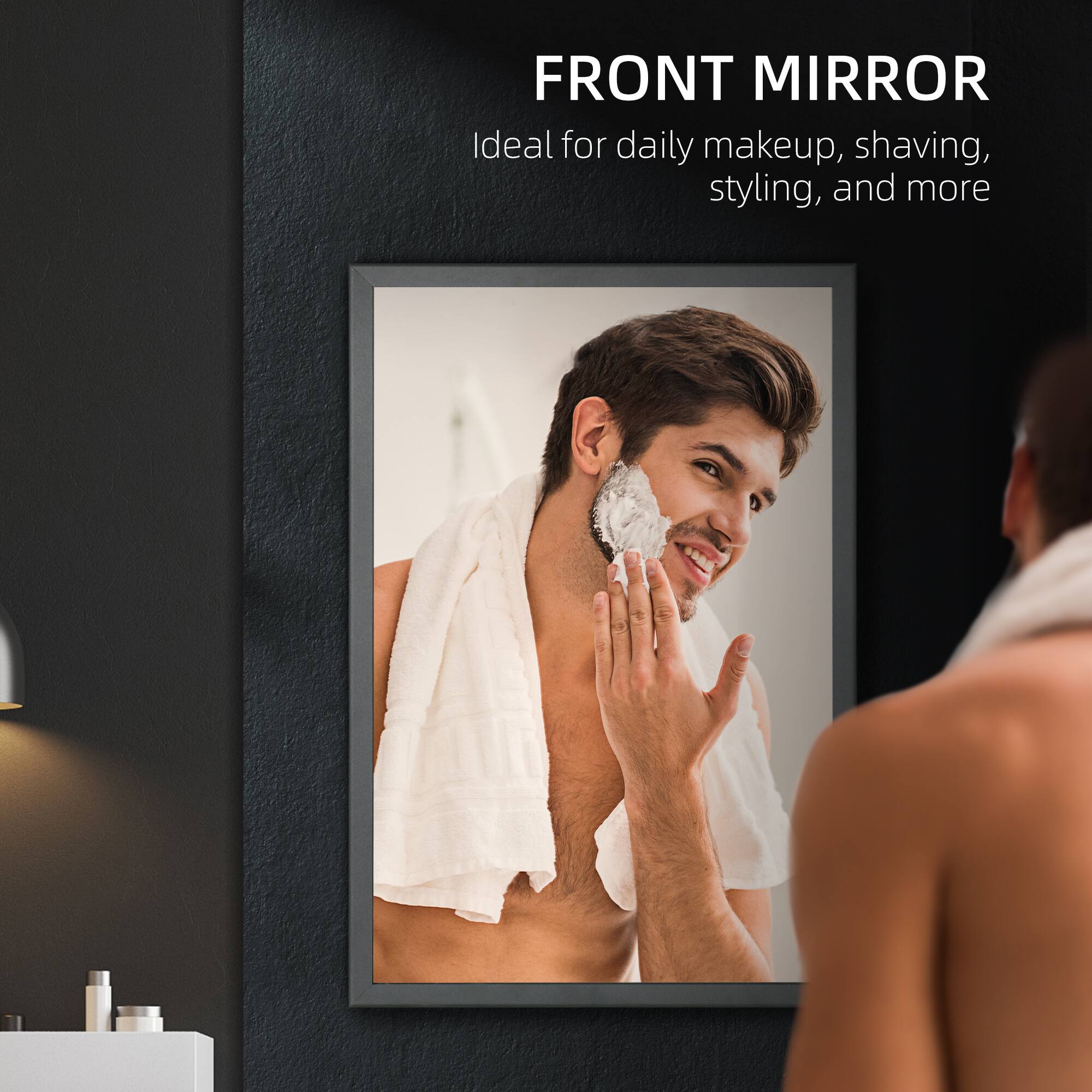 FRONT MIRROR
Ideal for daily makeup, shaving, styling, and more