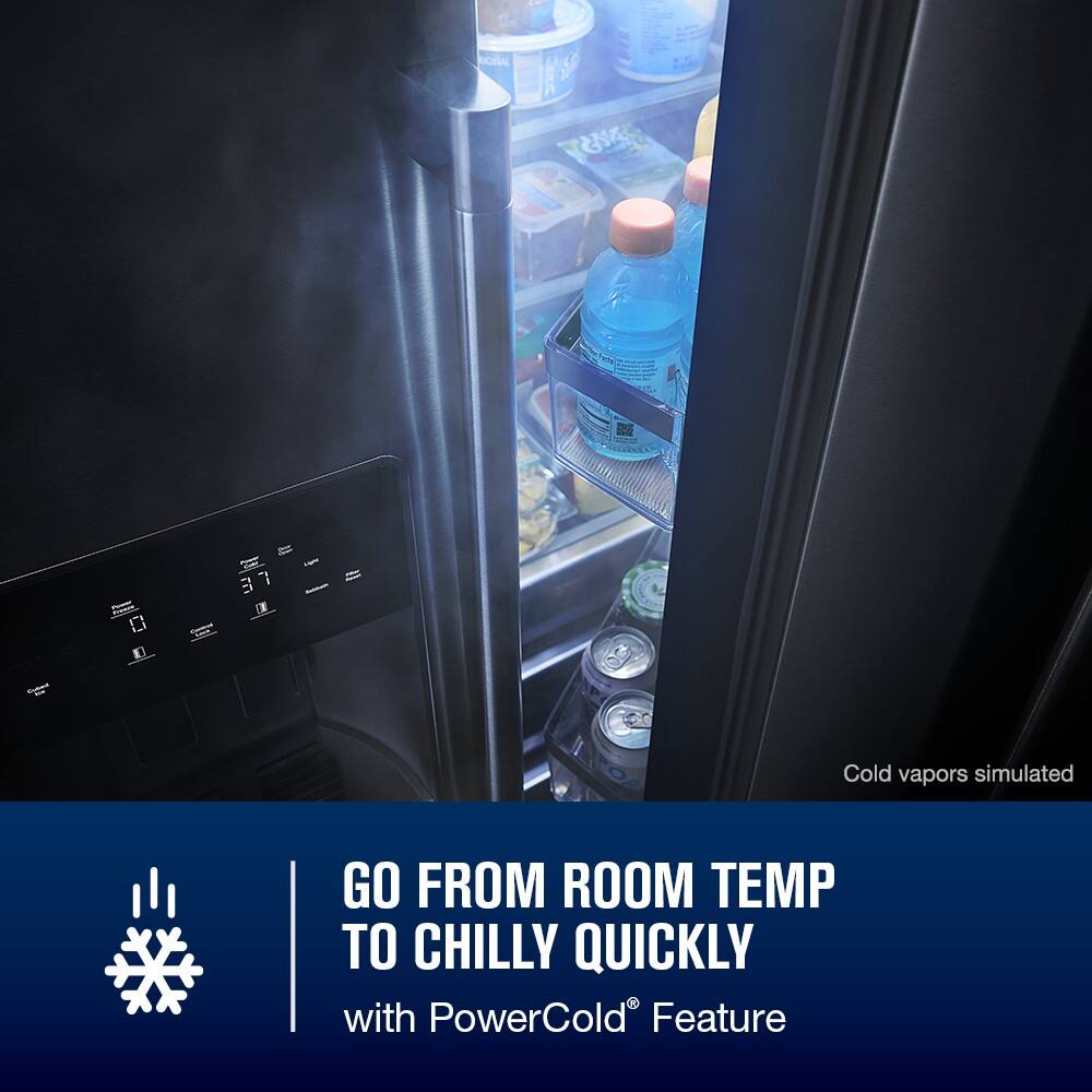 Cold vapors simulated, GO FROM ROOM TEMP TO CHILLY QUICKLY with PowerCold Feature