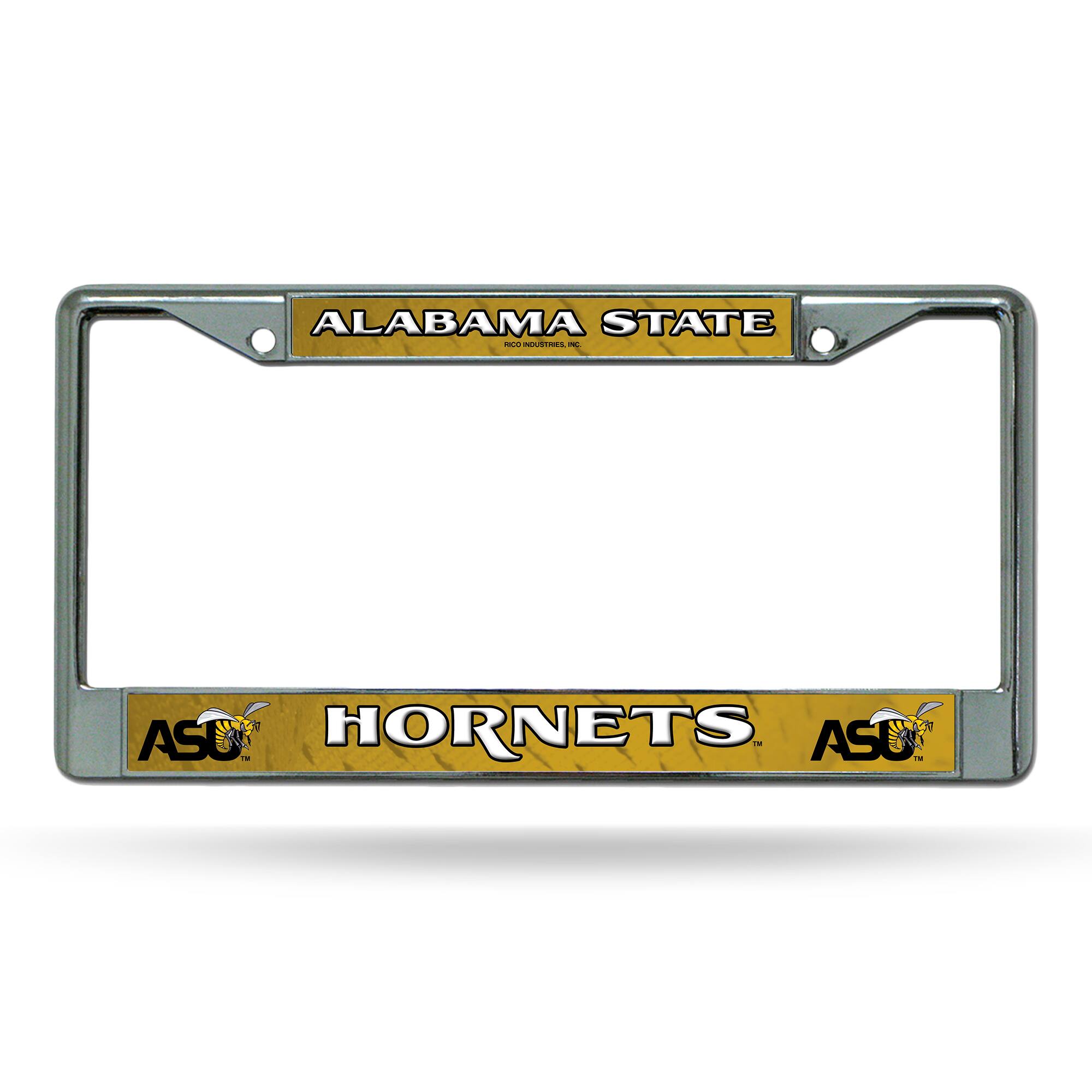 Alabama State Hornets Chrome Metal License Plate Frame