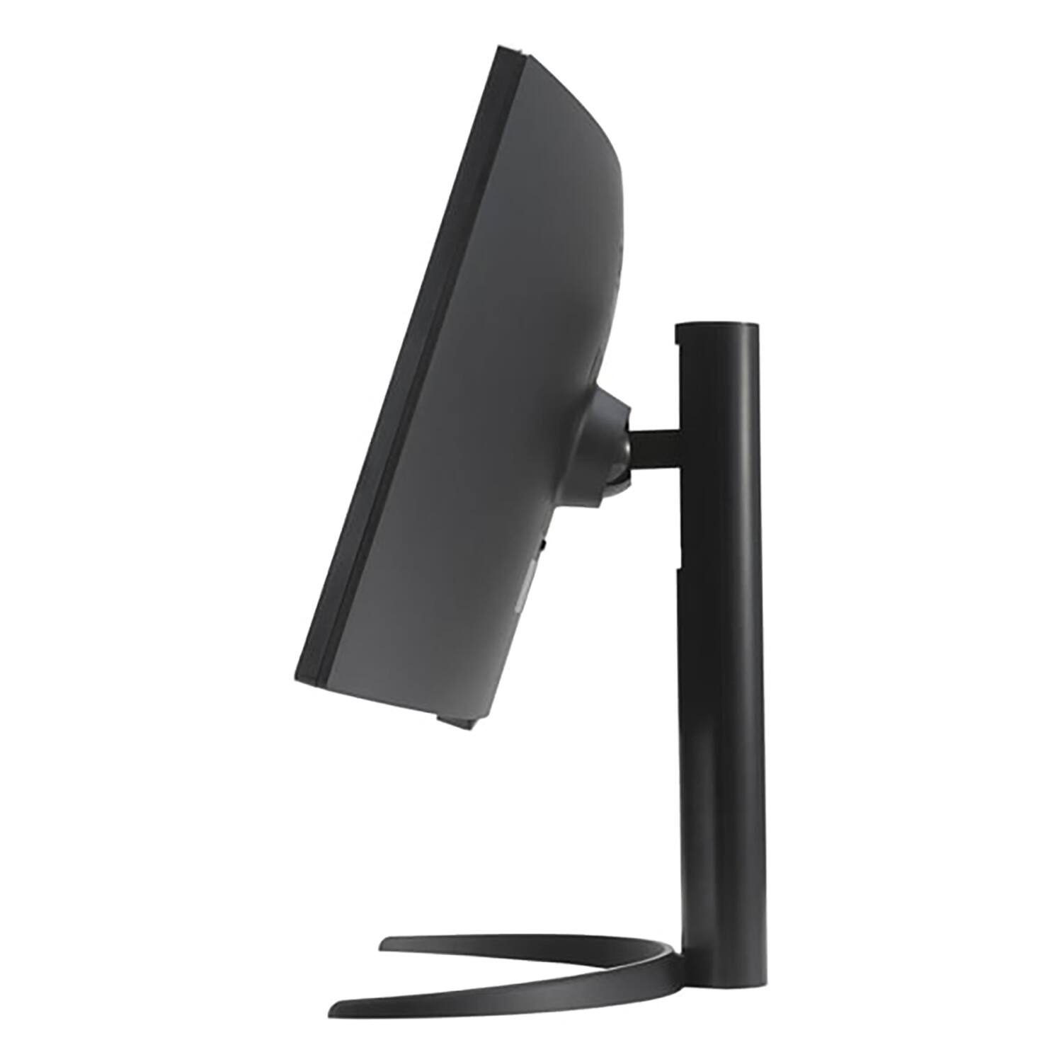 Alt View 4. LG - 34" Smart Monitor WQHD 1440P Curved Screen 100Hz with webOS Tilt/Height Adjustable Stand - Black.