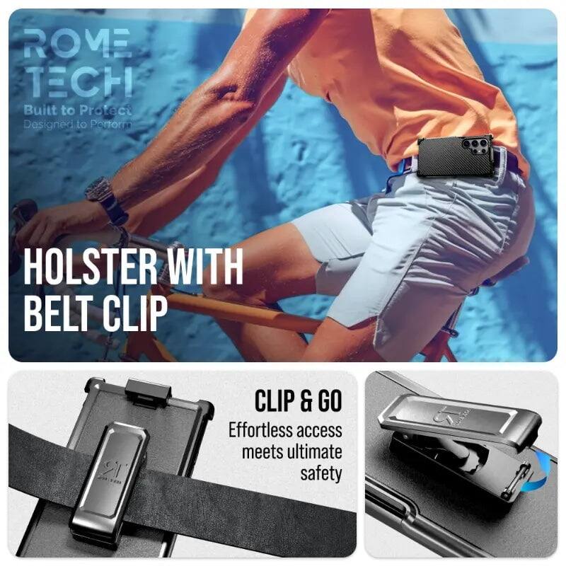 ROVE TECH  
Built to Protect  
Designed to Perform  

HOLSTER WITH BELT CLIP  

CLIP & GO  
Effortless access meets ultimate safety
