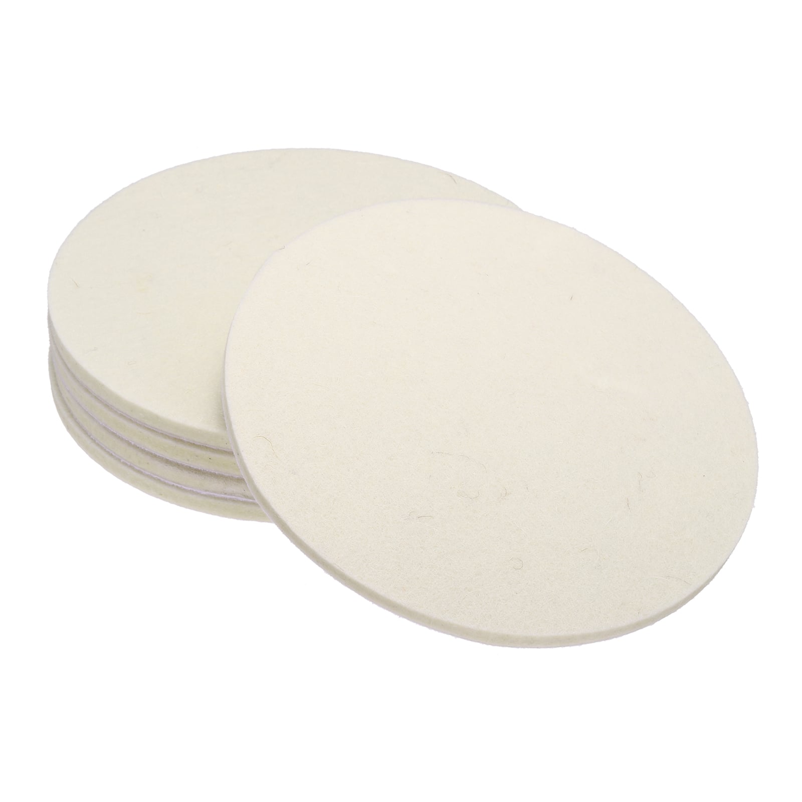 Unique Bargains - 5pcs Wool Felt Polishing Pads, 7 Inch Buffing Wheel Polish Pad Hook & Loop for Car Glass Plastic Metal Stone price history on PriceWatchPro