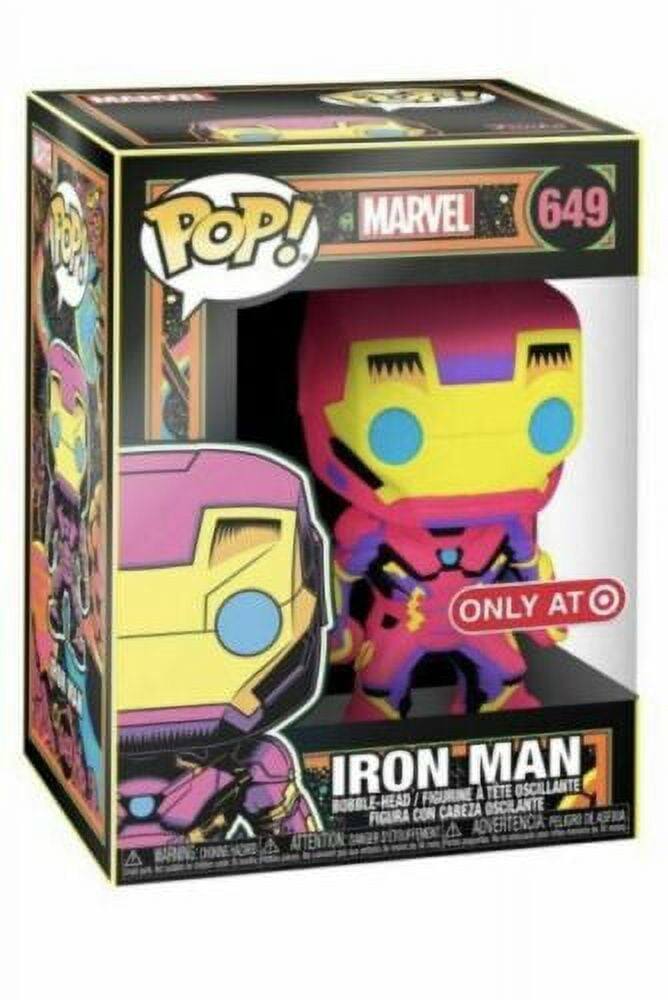 POP! MARVEL 649  
ONLY AT WARNER COVE  
IRON MAN  
BOBBLE-HEAD / FIGURINE A TÊTE OSCILLANTE / FIGURA CON CABEZA OSCILANTE  
ATTENTION