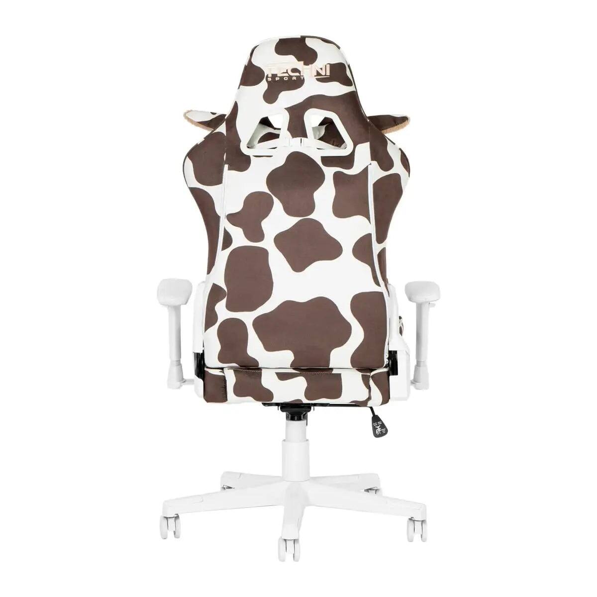 Alt View 8. Forest'nSky - Sport COW Series Gaming Chair, Brown, Ergonomic Racing Style with Lumbar Support - Brown.