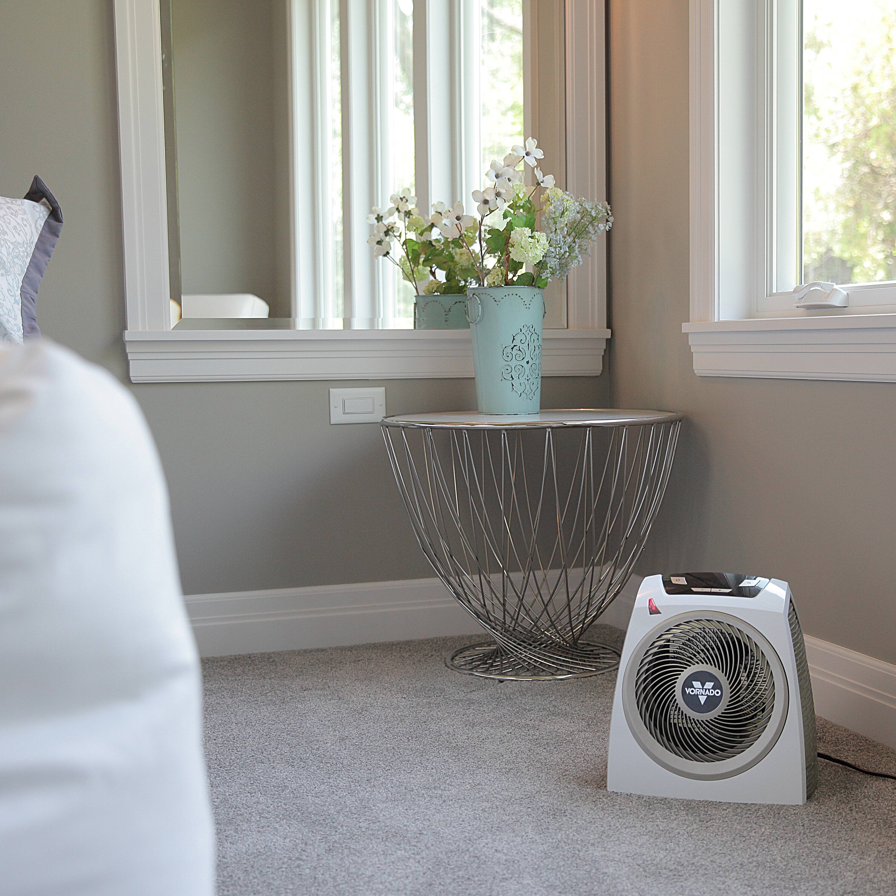 Alt View Zoom 15. Vornado - AVH10 Whole Room Space Heater with Auto Climate - White/Champagne.