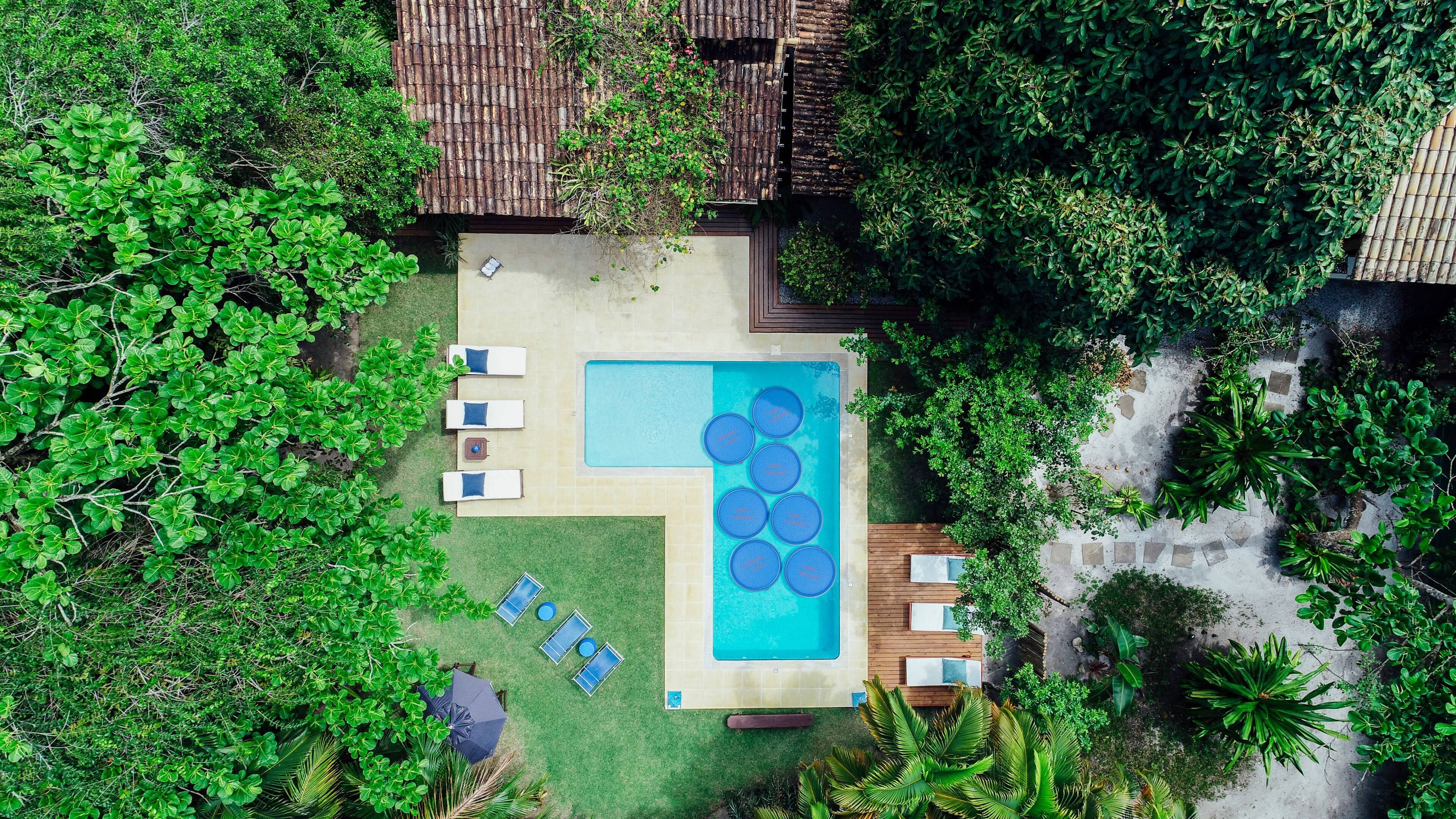 Alt View 4. Solar Sun Rings - Solar Sun Rings UV Resistant Pool Spa Heater Circular Solar Cover, Blue (6 Pack).