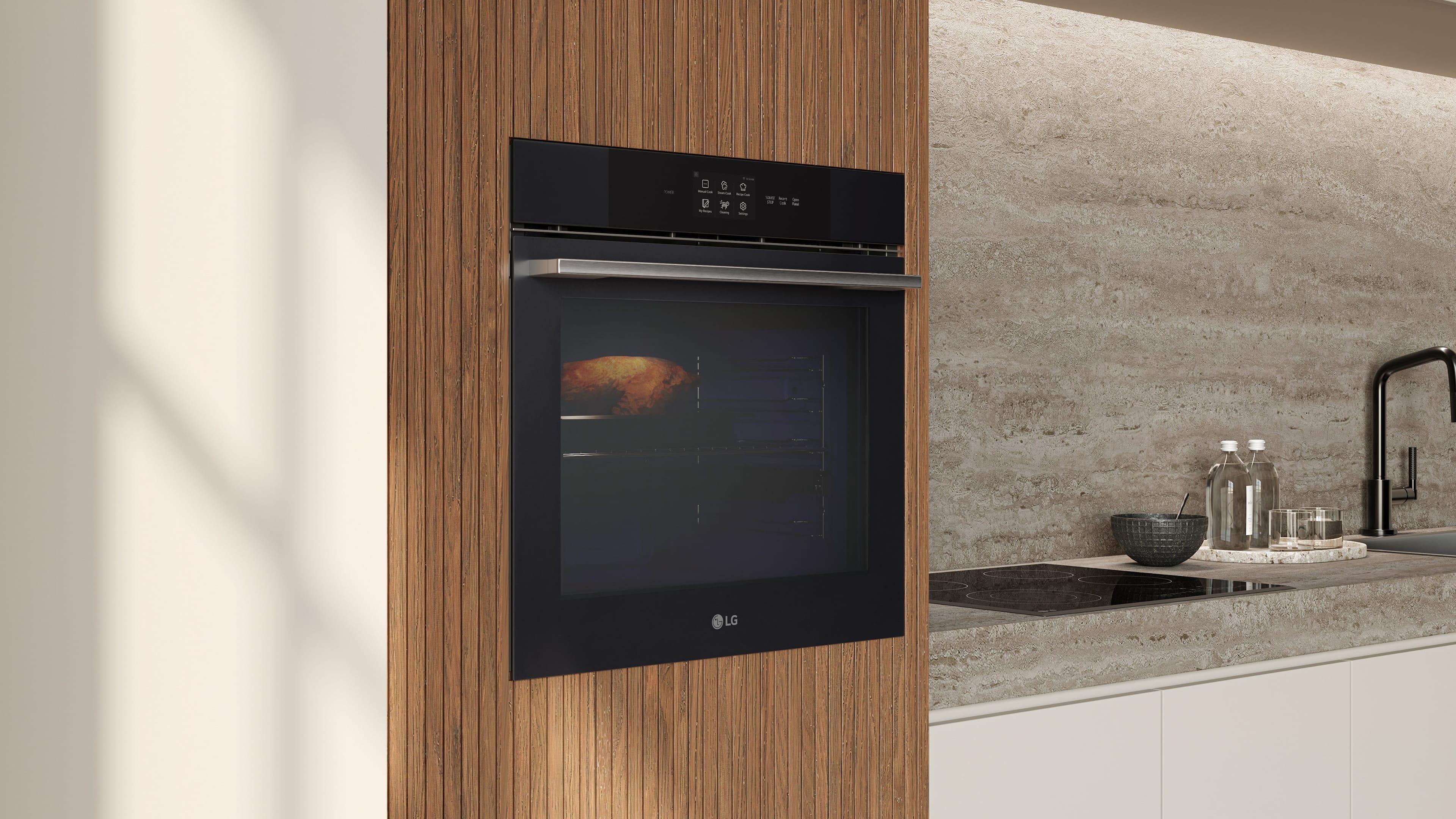 Alt View 19. LG - 24" Built-In Electric Cooktop with 4 Elements and SmoothTouch Glass Controls - Black.