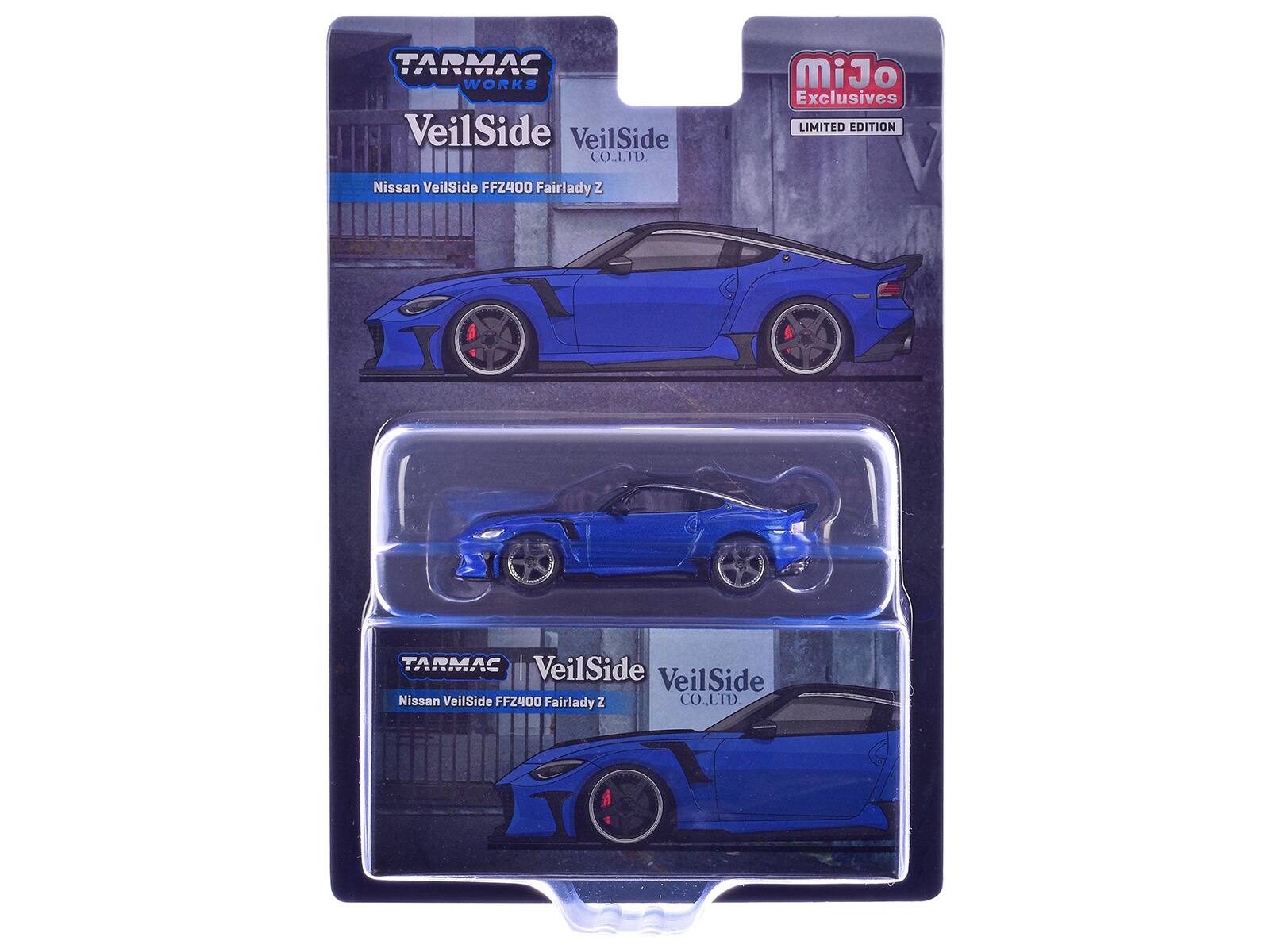 TARMAC WORKS  
VeilSide  
VeilSide  
CO.,LTD  
MiJo Exclusives  
LIMITED EDITION  
Nissan VeilSide FFZ400 Fairlady Z