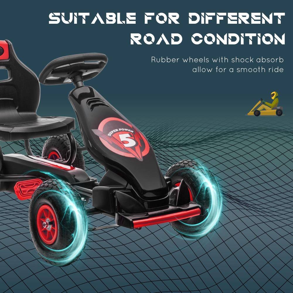 SUITABLE FOR DIFFERENT ROAD CONDITION

Rubber wheels with shock absorb allow for a smooth ride