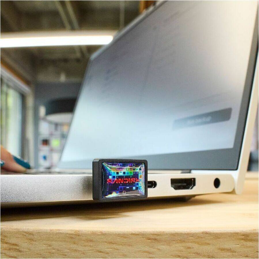 Alt View 1. SANDISK - SanDisk Extreme Fit SDCZ530-128G-G46 128GB Usb 3.2 (gen 1) type c Flash Drive - 128 GB - USB 3.2 (Gen 1) Type C - 400 - Unknown.