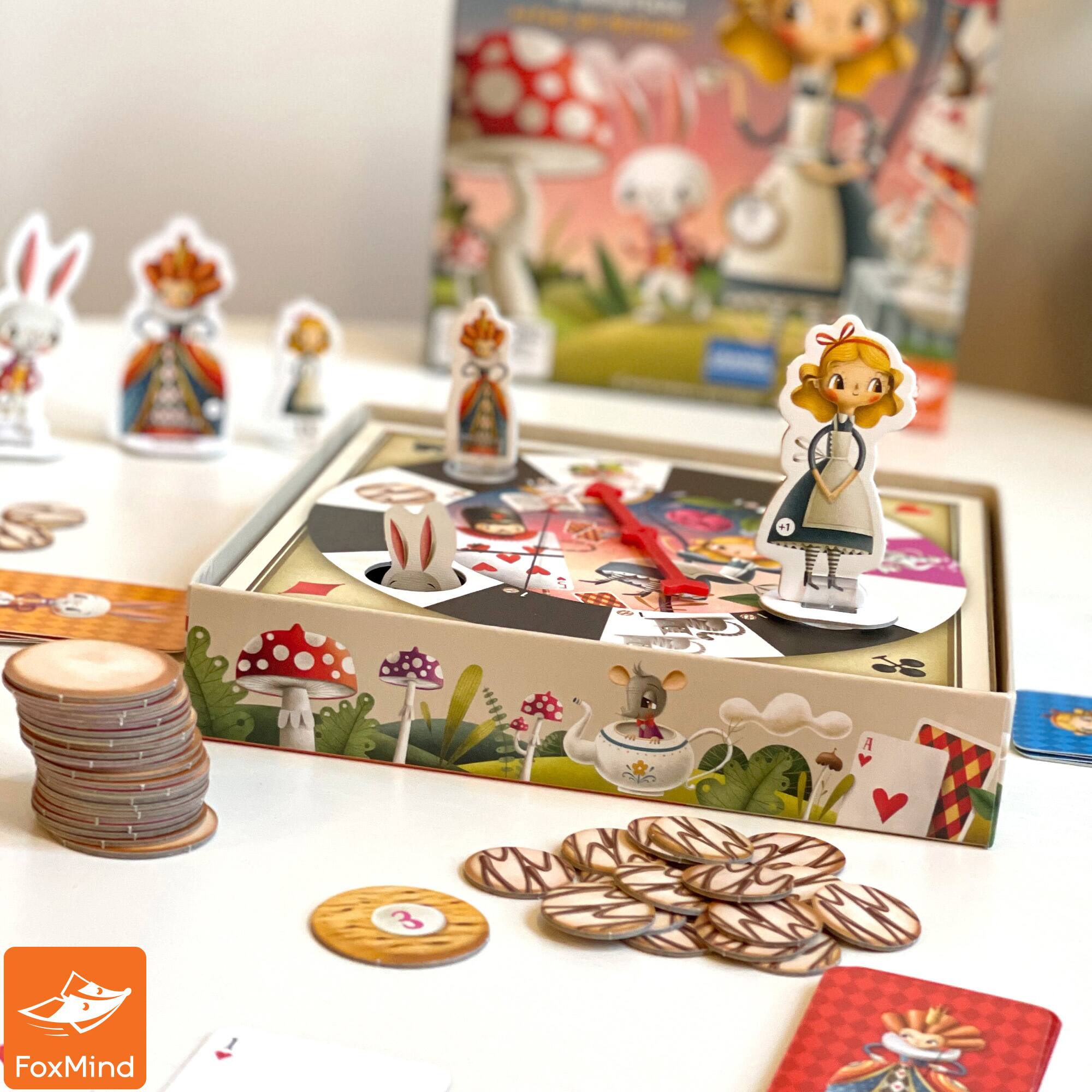 Alt View 1. FoxMind Games - Foxmind Games: Alice's Adventures in Wonderland: Granna Fairytale Board Game, 2-4 Players.