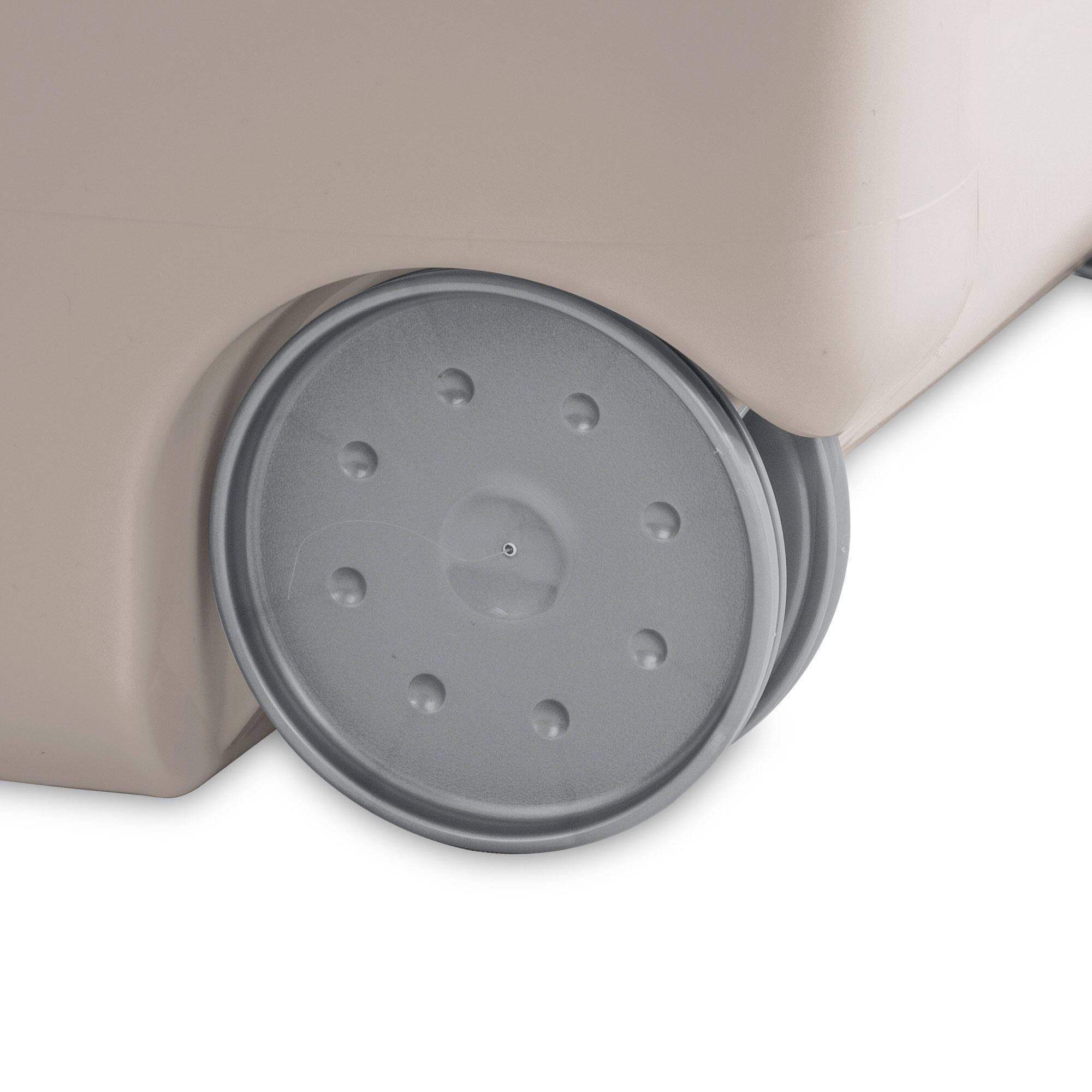 Alt View 7. Sterilite - Sterilite Ultra Wheeled Hamper, Laundry Basket with Lid and Handle, Grey, 3 Pack - Gray.